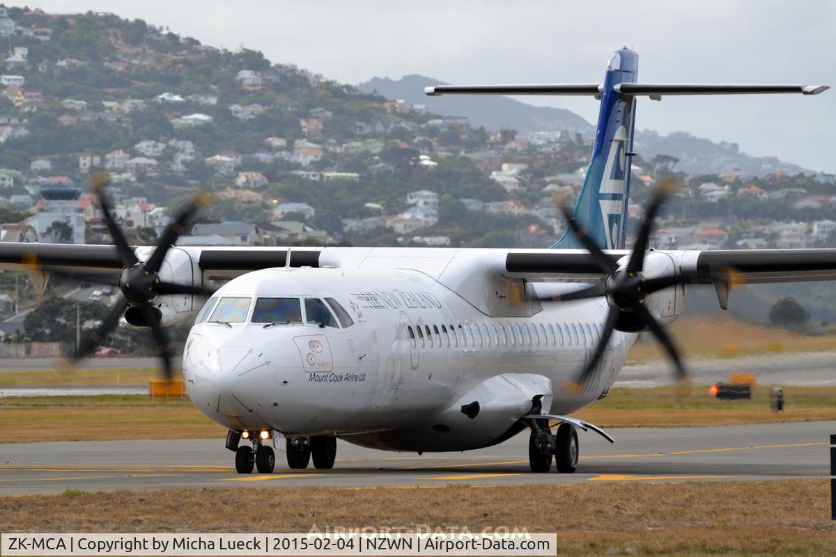 ZK-MCA, 1999 ATR 72-212A C/N 597, At Wellington