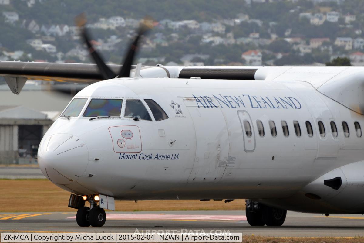 ZK-MCA, 1999 ATR 72-212A C/N 597, At Wellington