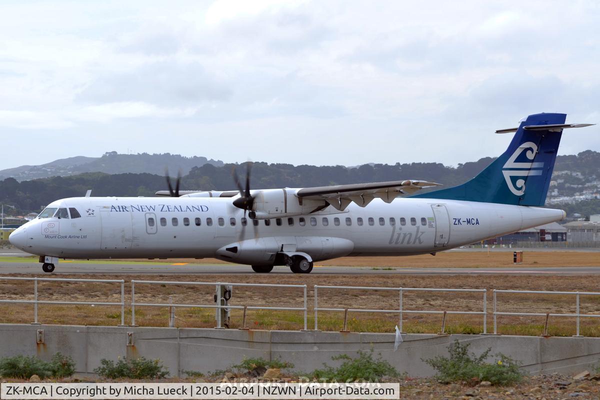 ZK-MCA, 1999 ATR 72-212A C/N 597, At Wellington
