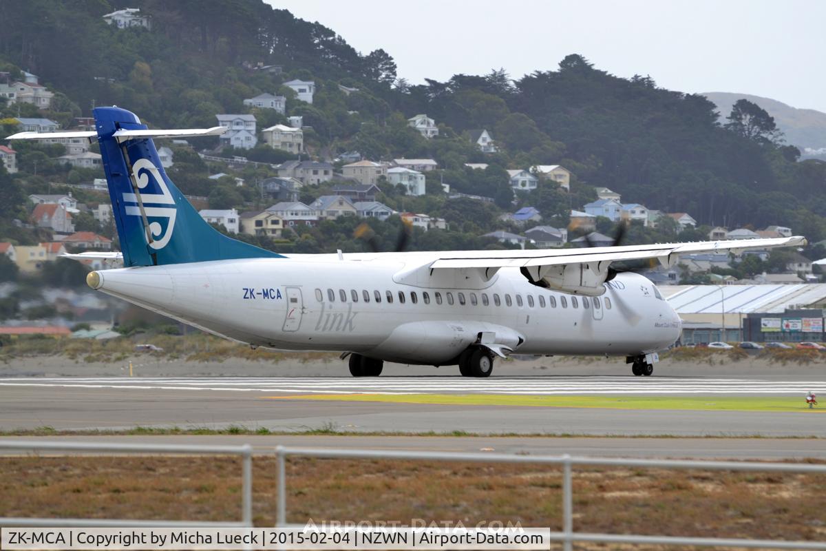 ZK-MCA, 1999 ATR 72-212A C/N 597, At Wellington
