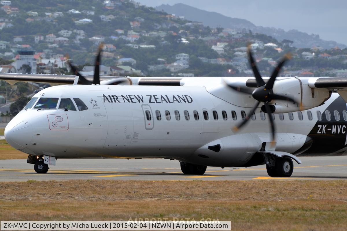 ZK-MVC, 2013 ATR 72-600 C/N 1084, At Wellington