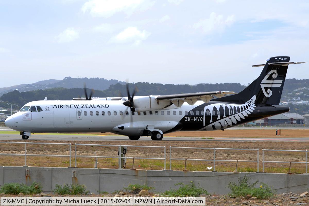 ZK-MVC, 2013 ATR 72-600 C/N 1084, At Wellington