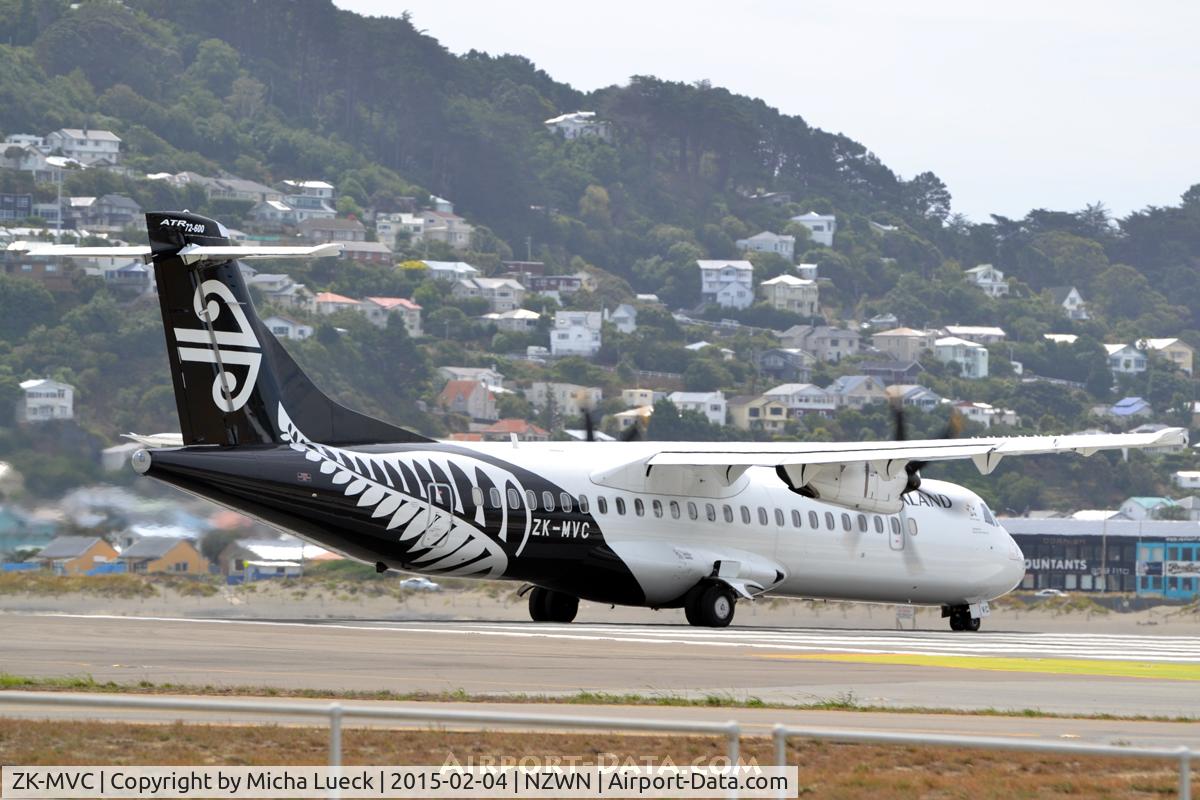 ZK-MVC, 2013 ATR 72-600 C/N 1084, At Wellington