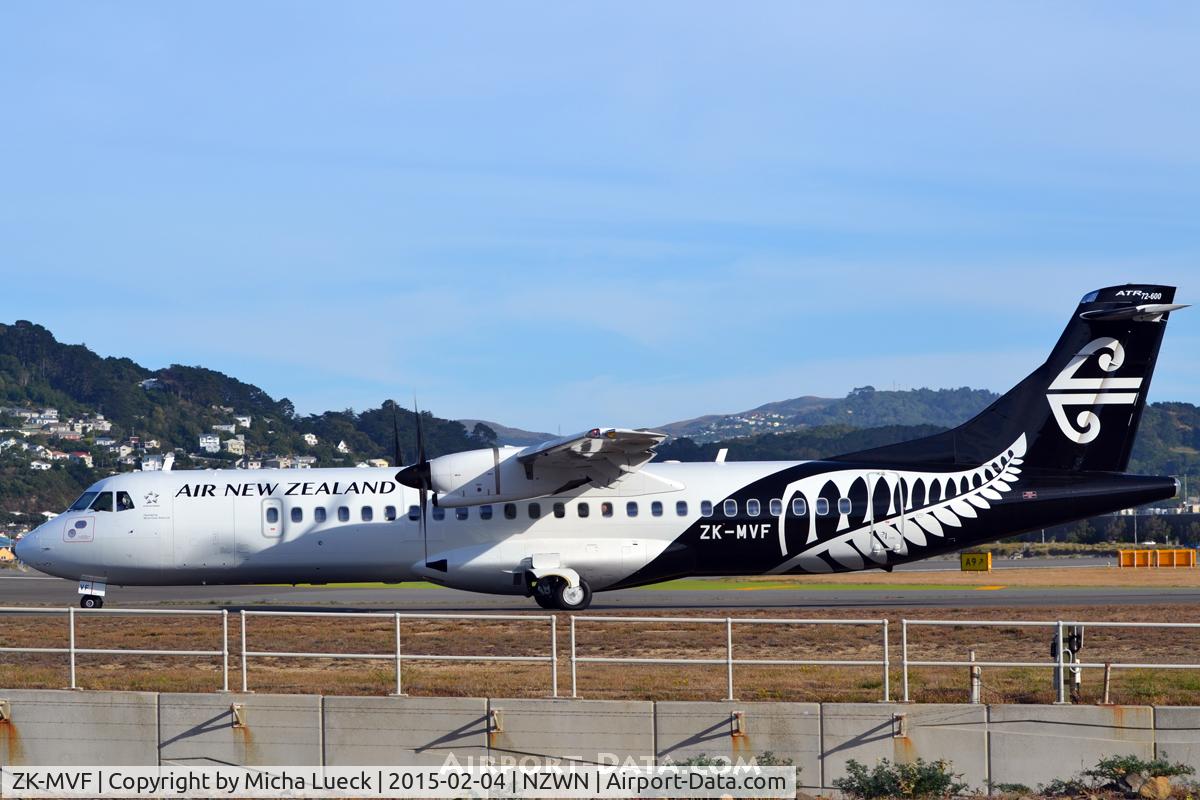 ZK-MVF, 2015 ATR 72-600 C/N 1228, At Wellington