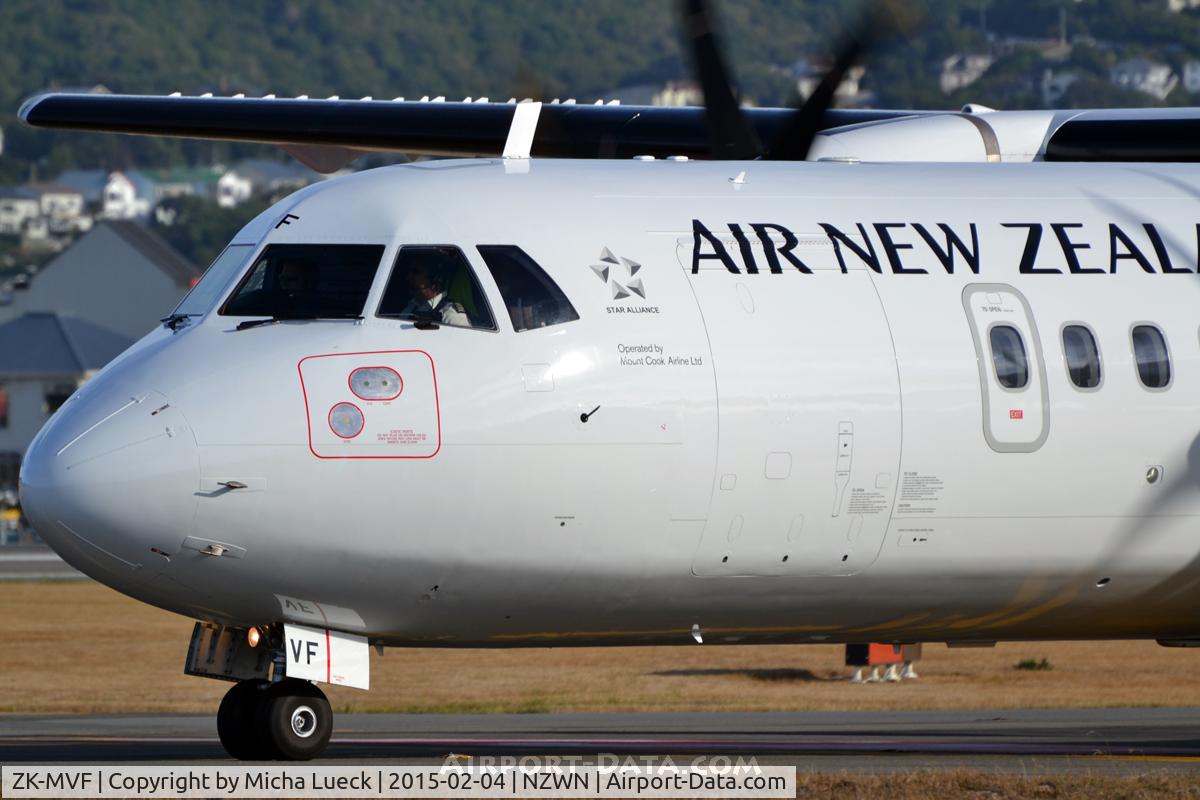 ZK-MVF, 2015 ATR 72-600 C/N 1228, At Wellington