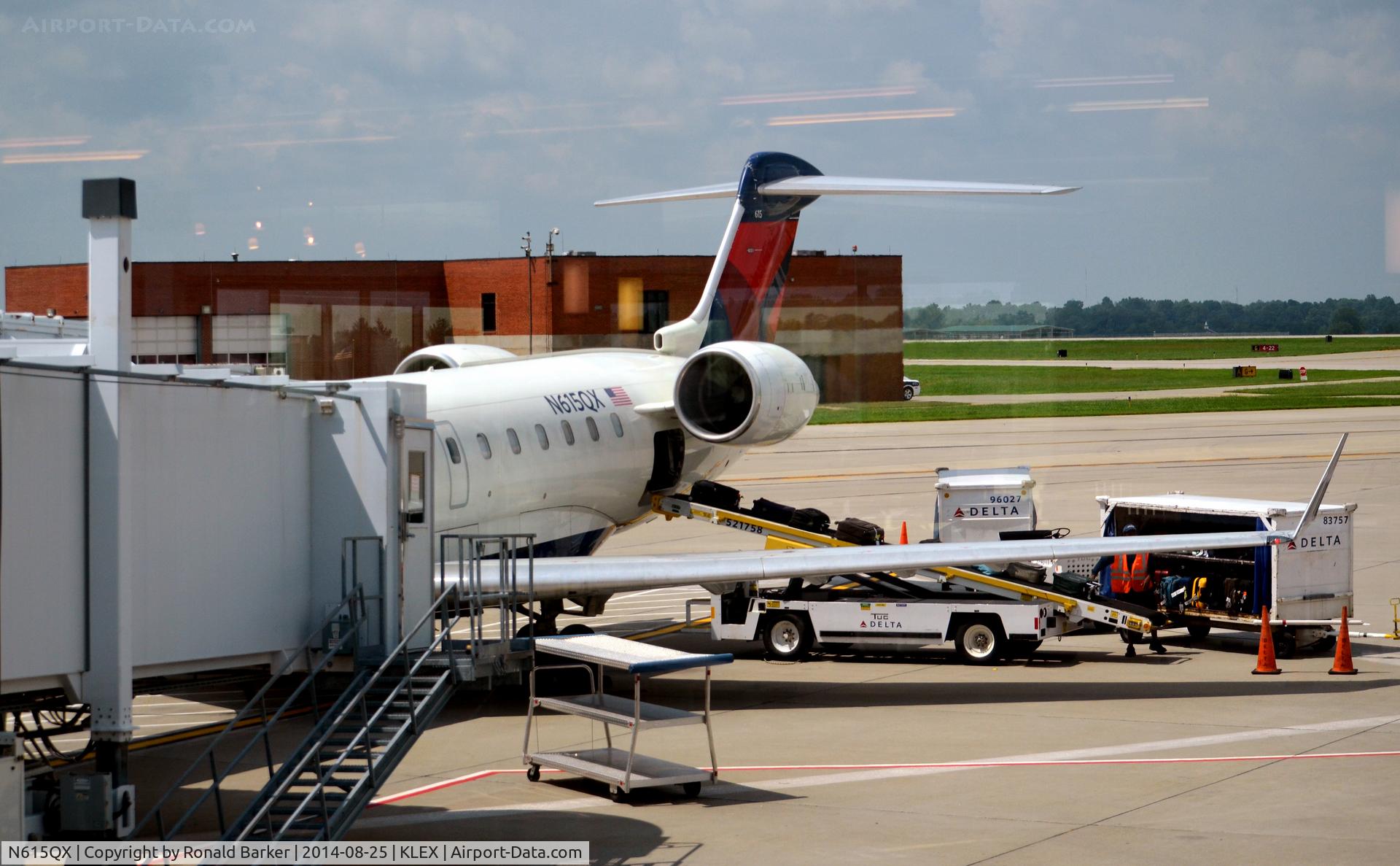N615QX, 2002 Bombardier CRJ-701 (CL-600-2C10) Regional Jet C/N 10065, Lexington