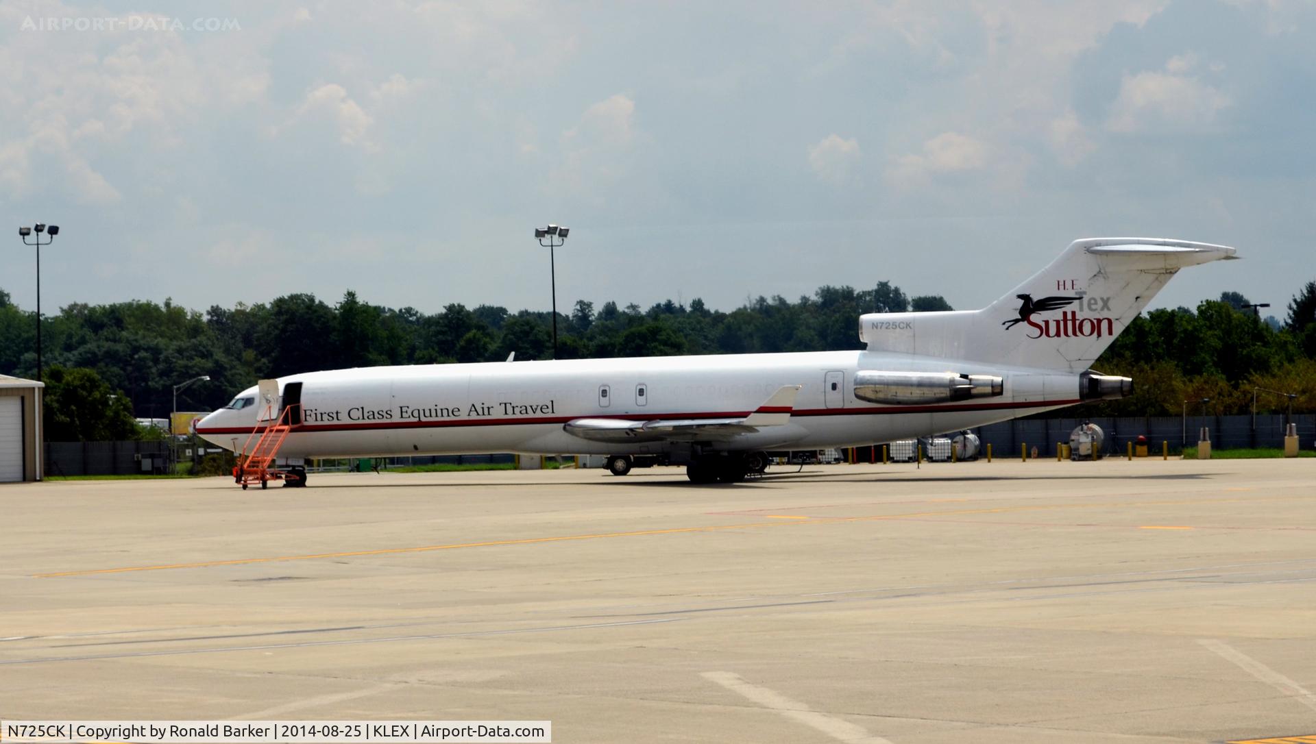N725CK, 1980 Boeing 727-224 C/N 22252, High end horse transport