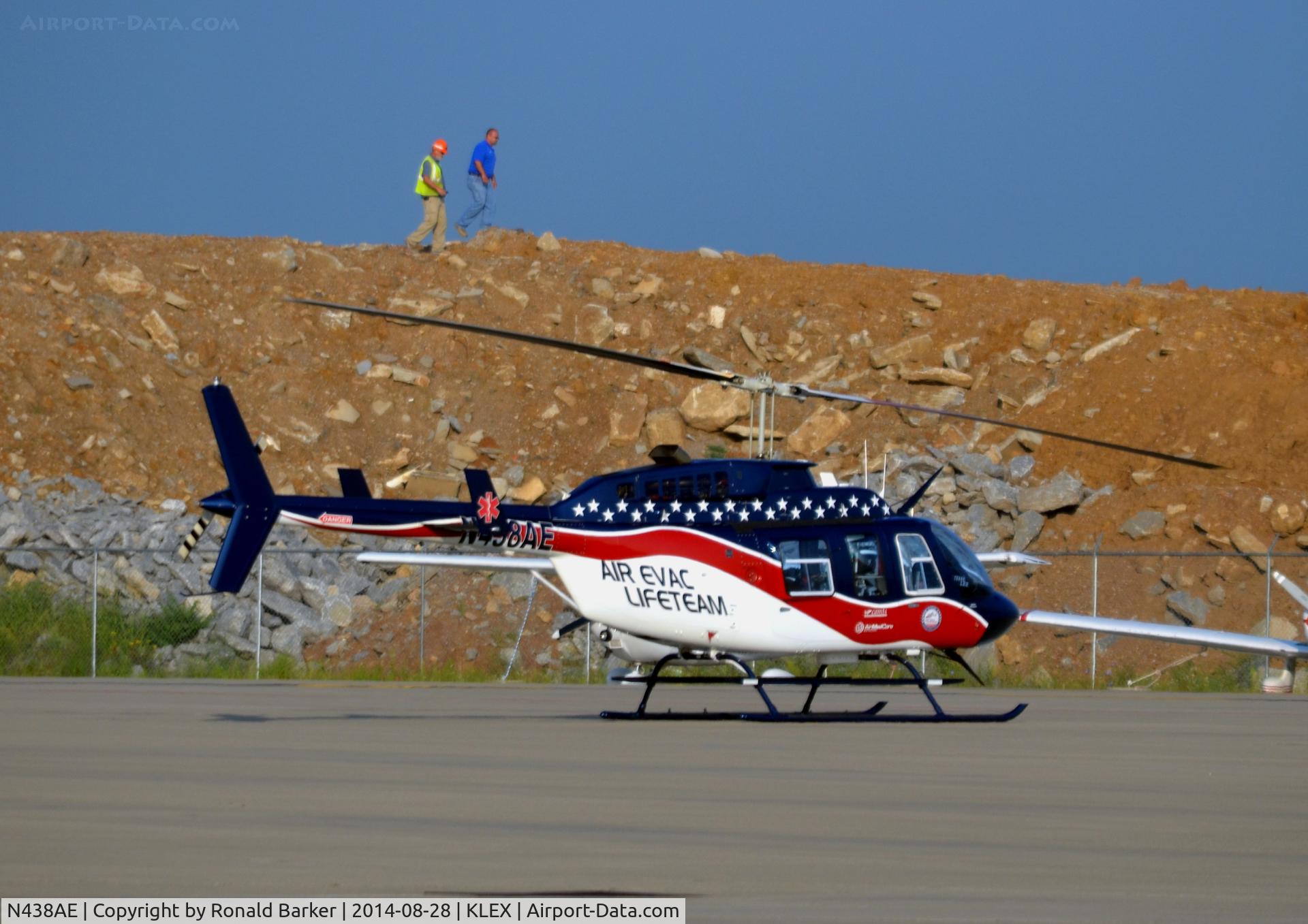 N438AE, 2007 Eurocopter-Kawasaki EC-145 (BK-117C-2) C/N 9147, Lexington