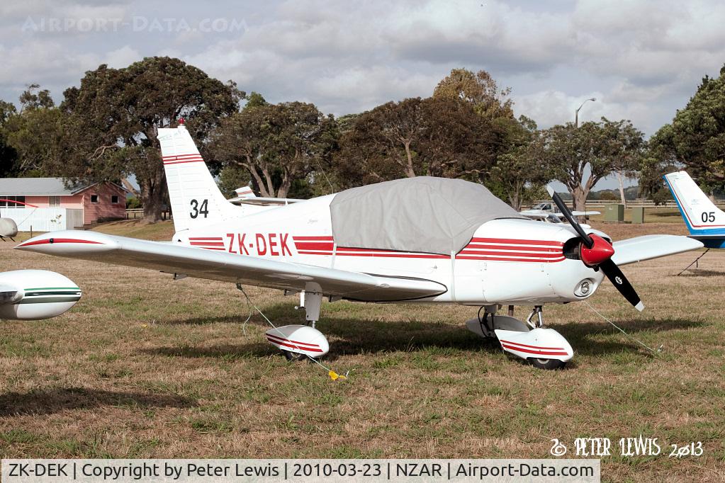 ZK-DEK, Piper PA-28-140 C/N 28-7225154, I G Begbie, Ashburton