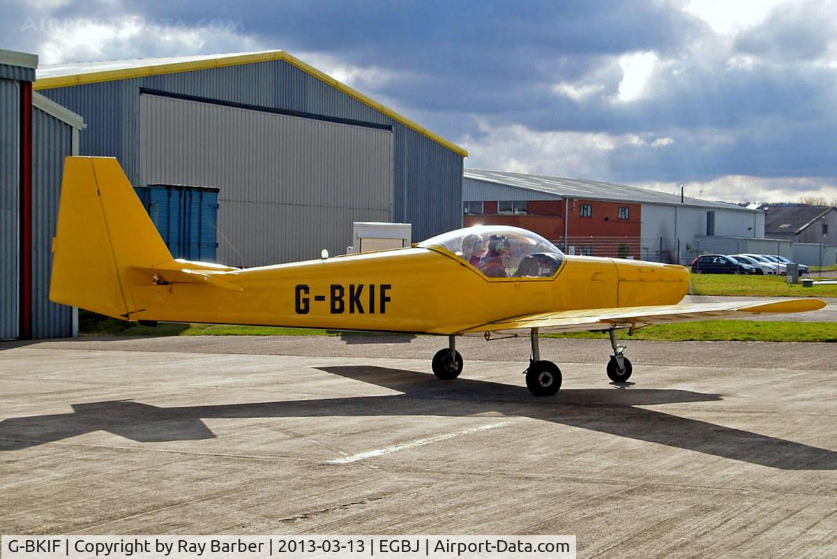 G-BKIF, 1976 Fournier RF-6B-100 C/N 3, Fournier RF-6B-100 [3] (Tiger Airways) Staverton~G 13/03/2013