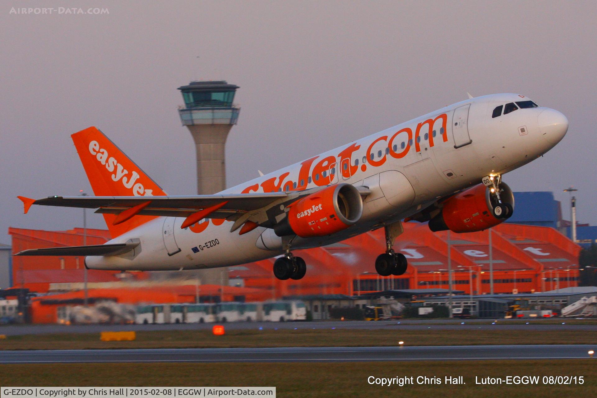 G-EZDO, 2008 Airbus A319-111 C/N 3634, easyJet