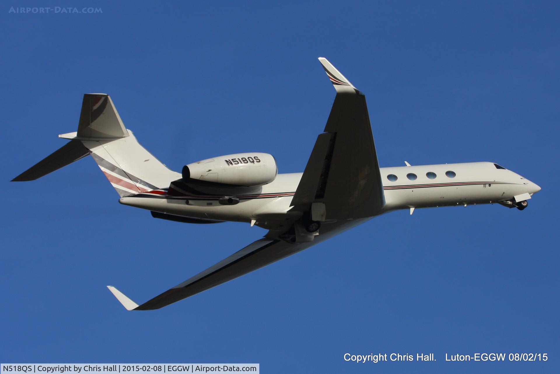 N518QS, 2005 Gulfstream Aerospace GV-SP (G550) C/N 5075, Netjets