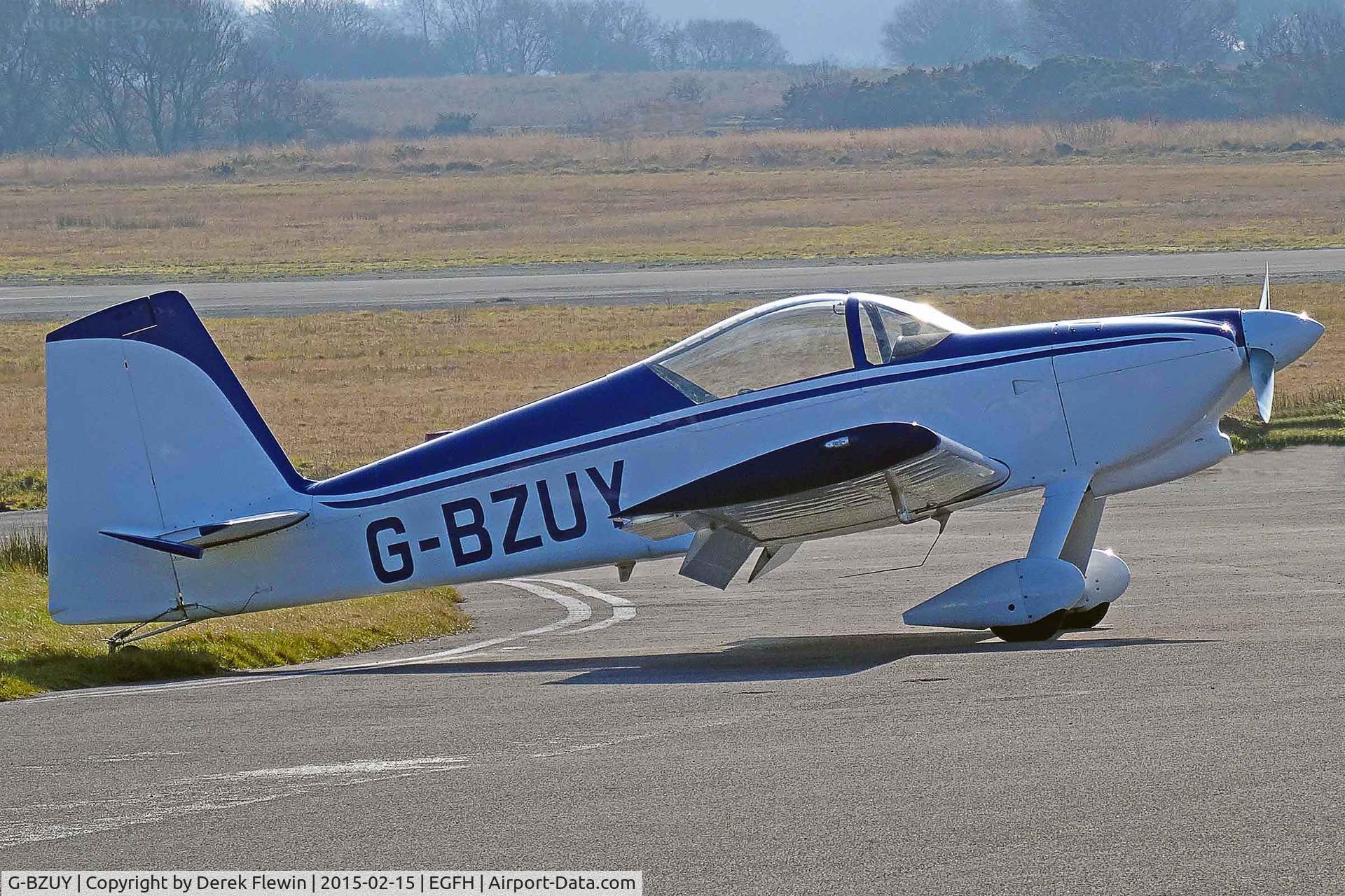 G-BZUY, 2001 Vans RV-6 C/N PFA 181A-13471, RV-6,  Pembrey based, seen parked up at EGFH.