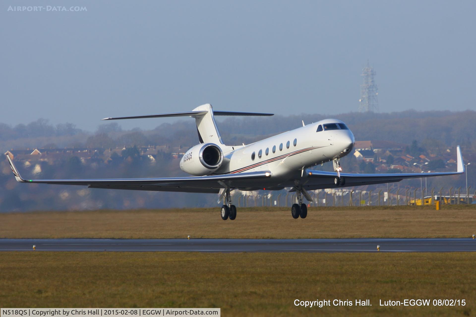 N518QS, 2005 Gulfstream Aerospace GV-SP (G550) C/N 5075, NetJets