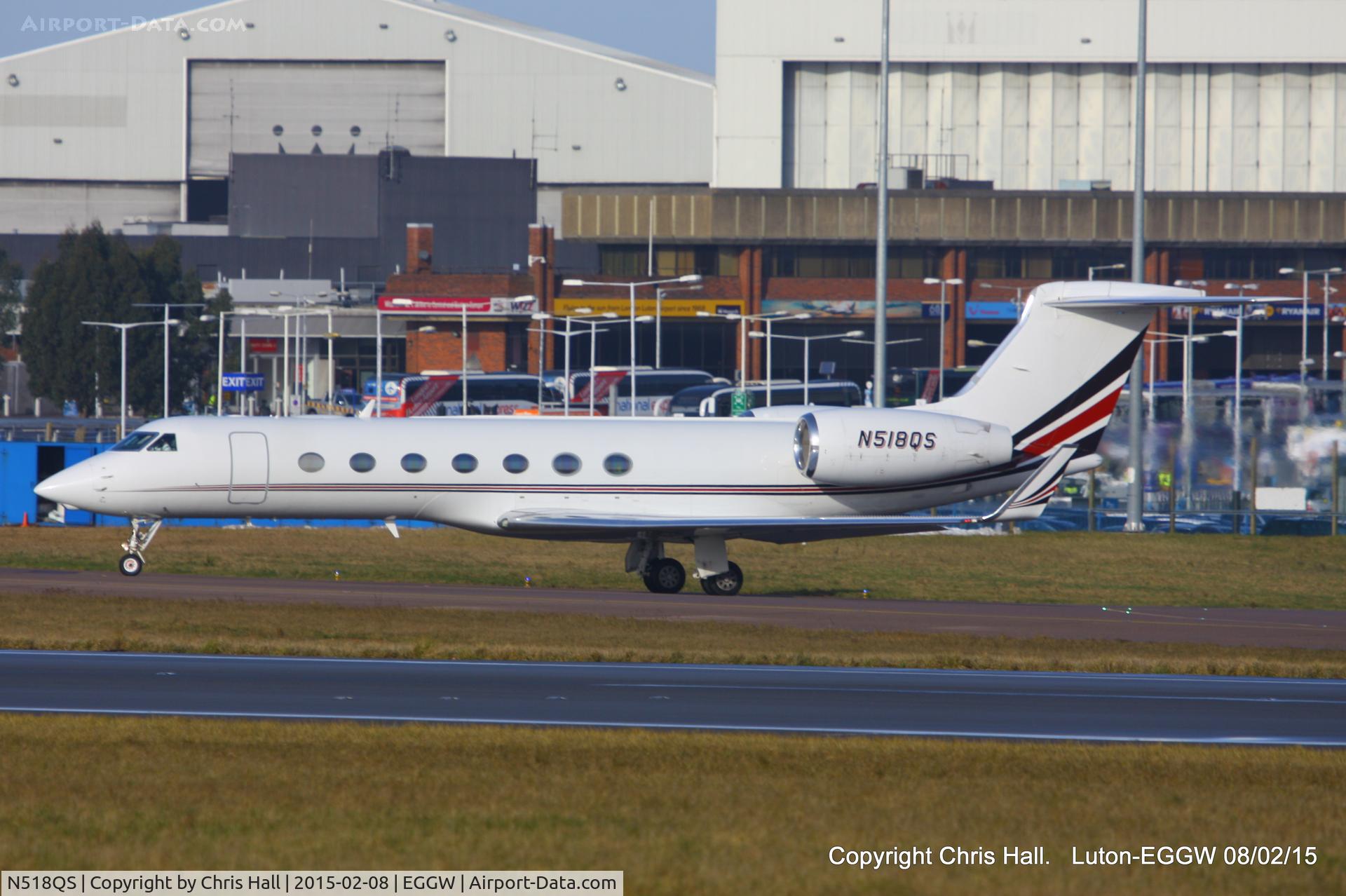 N518QS, 2005 Gulfstream Aerospace GV-SP (G550) C/N 5075, NetJets