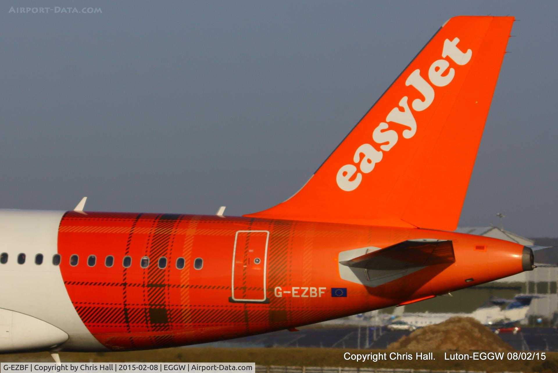 G-EZBF, 2006 Airbus A319-111 C/N 2923, easyJet Tartan livery