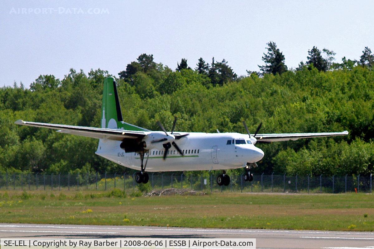 SE-LEL, 1987 Fokker 50 C/N 20110, Fokker F-50 [20110] (Skyways) Stockholm-Bromma~SE 06/06/2008