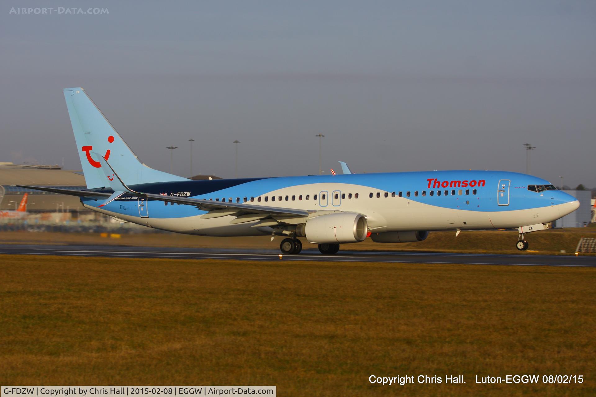 G-FDZW, 2011 Boeing 737-8K5 C/N 37254, Thomson