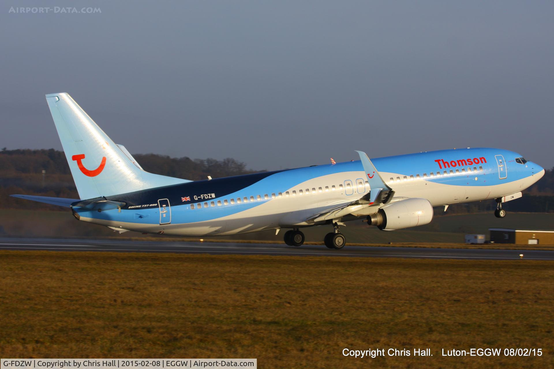 G-FDZW, 2011 Boeing 737-8K5 C/N 37254, Thomson