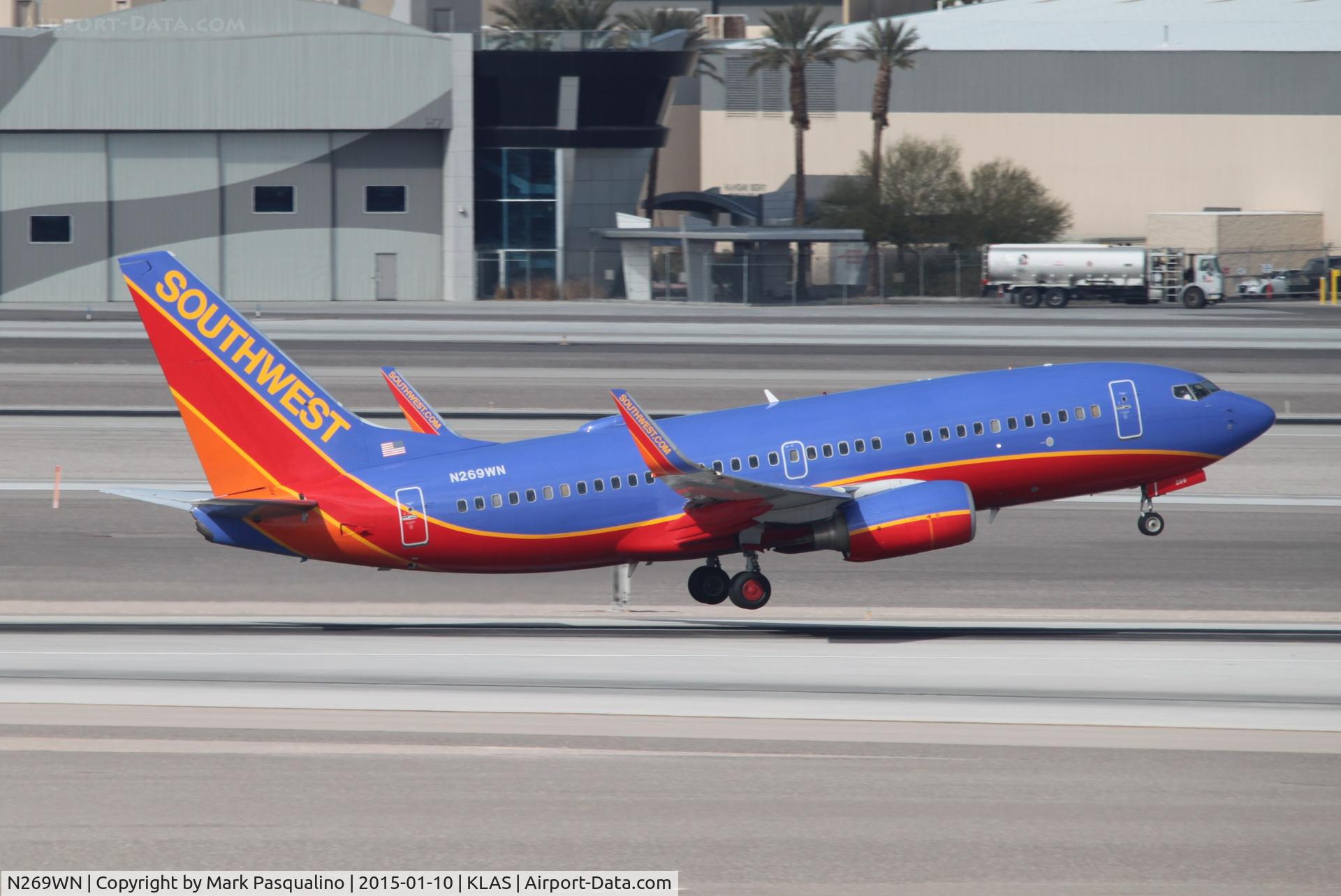 N269WN, 2007 Boeing 737-7H4 C/N 32526, Boeing 737-700