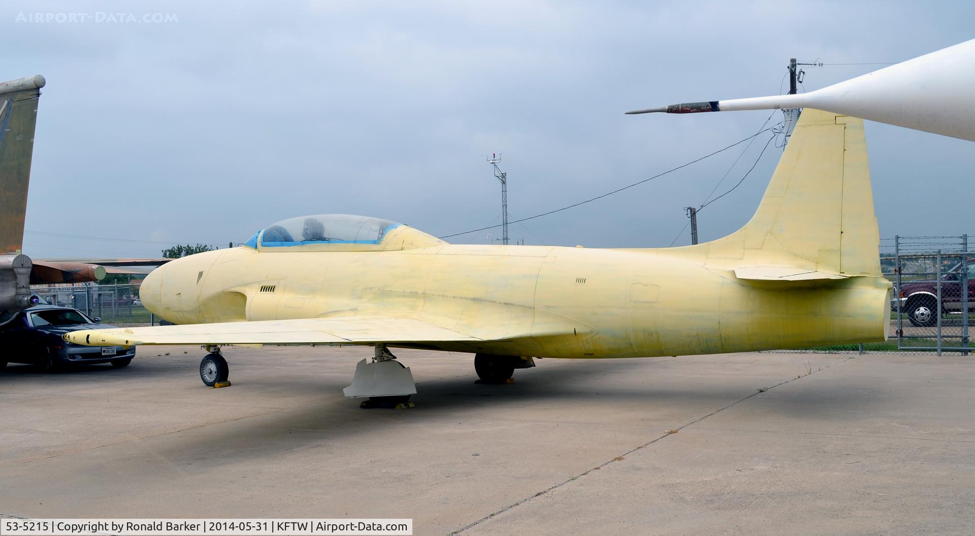53-5215, 1953 Lockheed T-33A Shooting Star C/N 580-8554, Under restoration - Fort Worth Aviation Museum