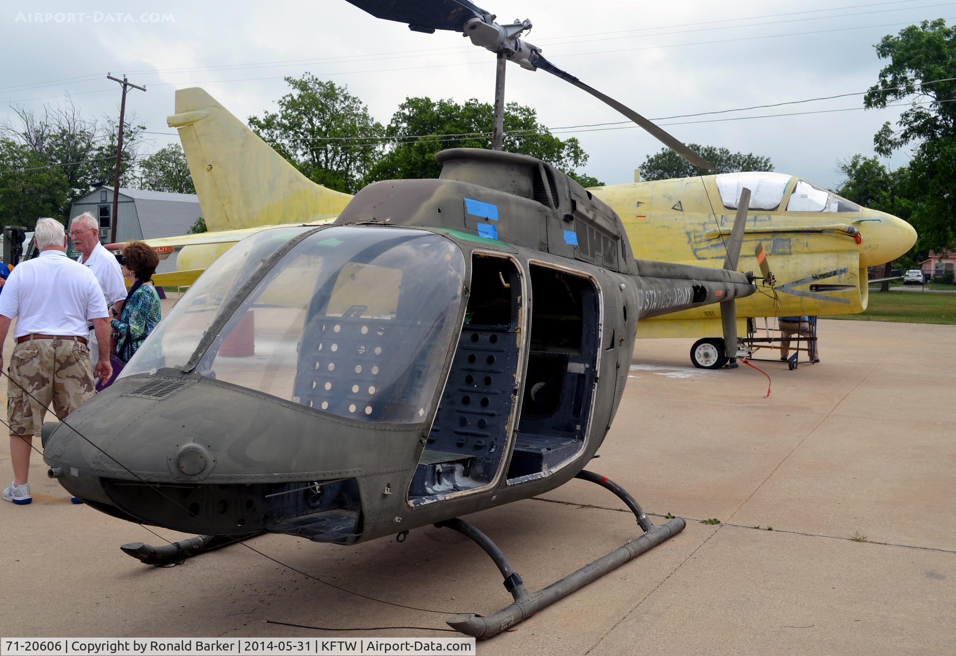 71-20606, 1971 Bell OH-58A Kiowa C/N 41467, Ft Worth Aviation Museum
