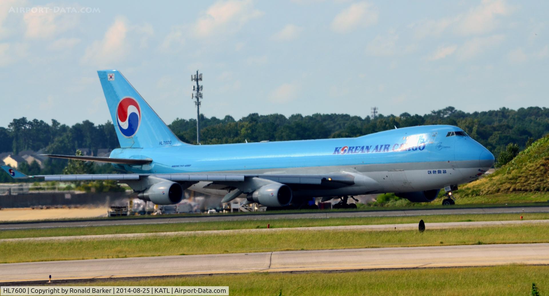 HL7600, 2004 Boeing 747-4B5F/SCD C/N 33945, Taxi Atlanta