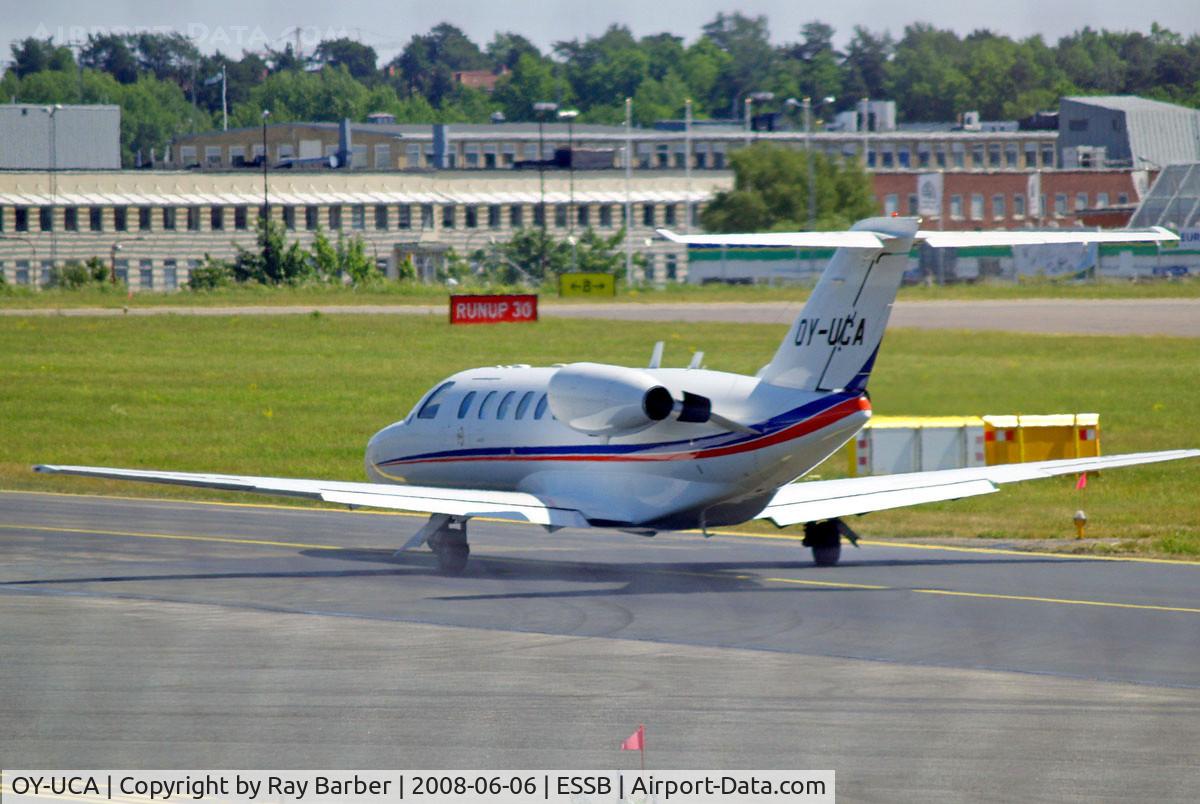 OY-UCA, 2004 Cessna 525A CitationJet CJ2 C/N 525A-0209, OY-UCA   Cessna CitationJet CJ2 [525A-0209] Stockholm-Bromma~SE 06/06/2008