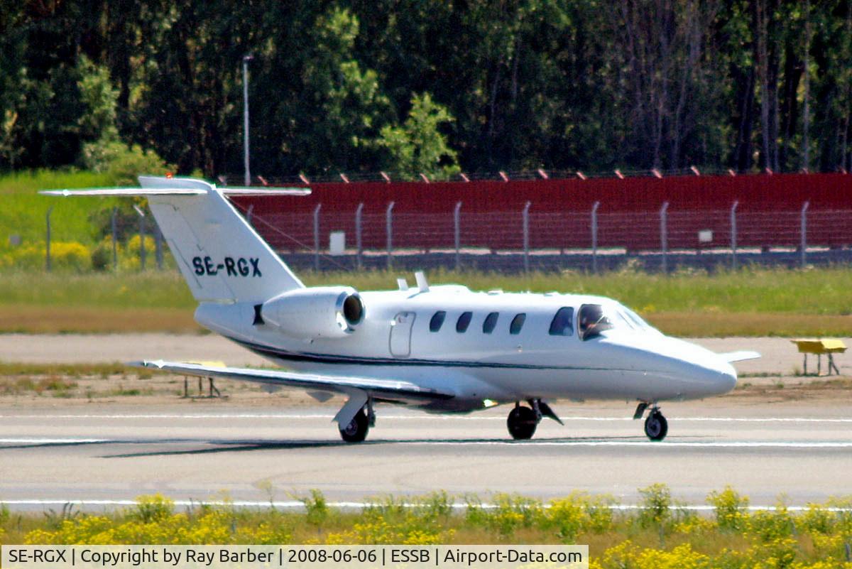 SE-RGX, 2002 Cessna 525  Citation CJ1 C/N 525-0502, Cessna CitationJet CJ1 [525-0502] Stockholm-Bromma~SE 06/06/2008