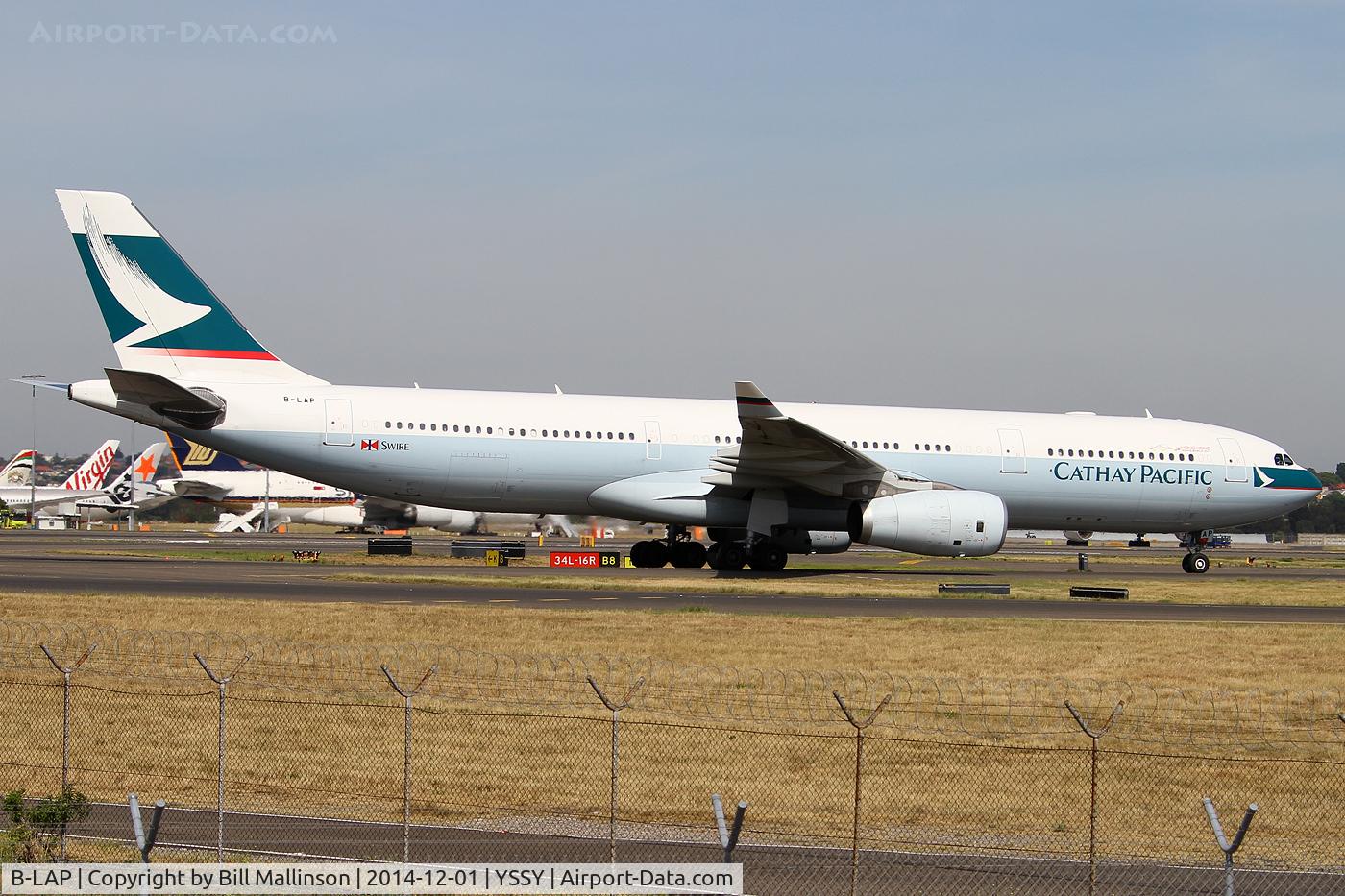 B-LAP, 2012 Airbus A330-343X C/N 1343, in from HKG