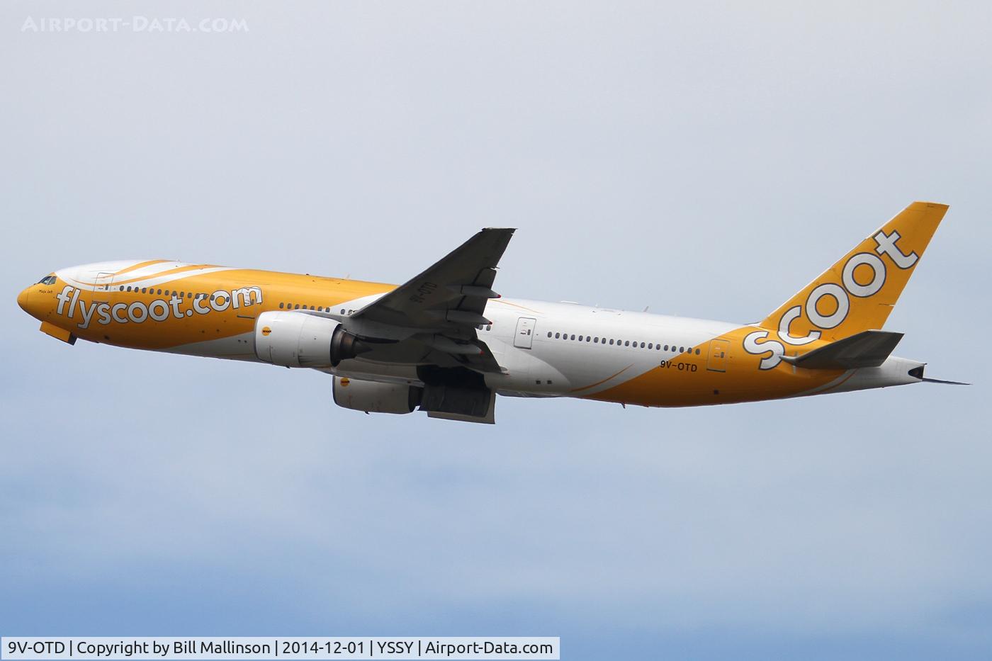 9V-OTD, 1997 Boeing 777-212/ER C/N 28510, away home to SIN