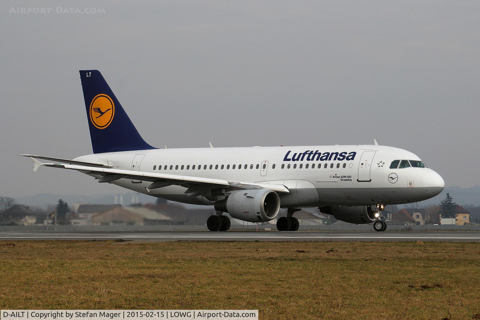 D-AILT, 1997 Airbus A319-114 C/N 738, Lufthansa Airbus A319-100 @GRZ