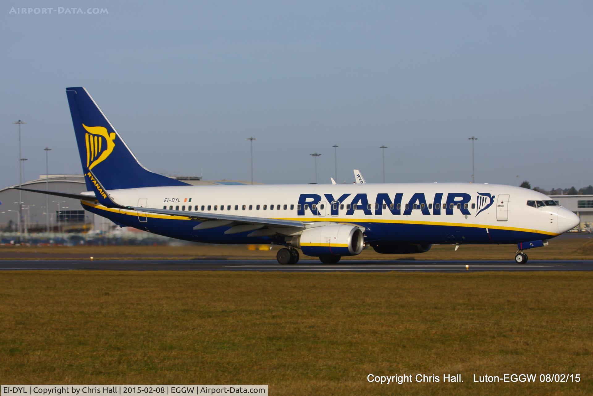 EI-DYL, 2008 Boeing 737-8AS C/N 36574, Ryanair