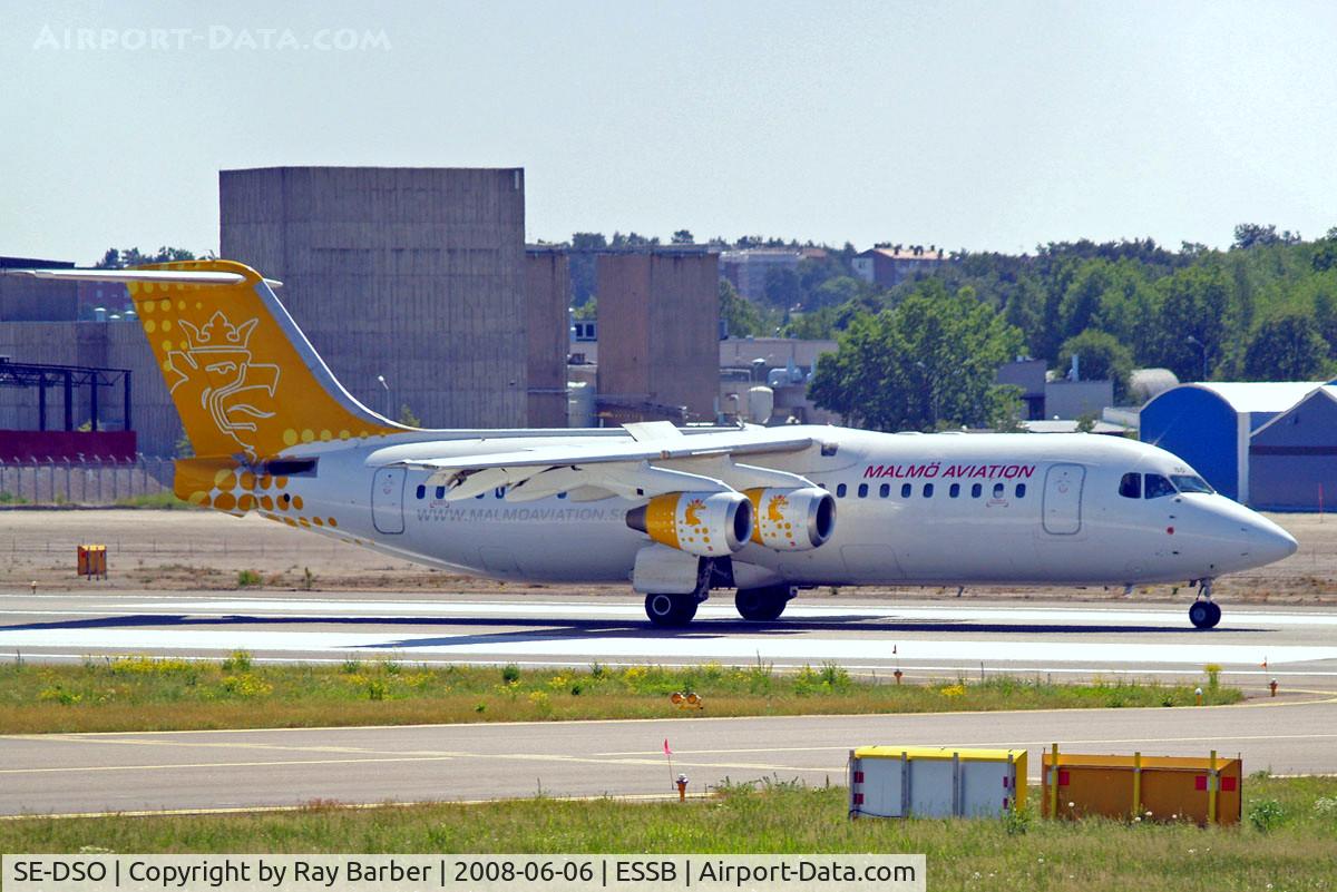SE-DSO, 1992 British Aerospace Avro 146-RJ100A C/N E3221, BAe 146-RJ100 [E3221] (Malmo Aviation) Stockholm-Bromma~SE 06/06/2008