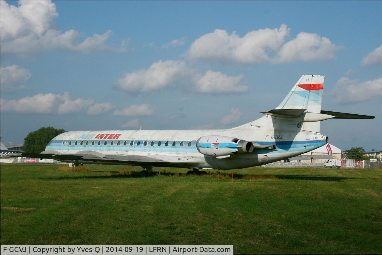 F-GCVJ, 1972 Aerospatiale SE-210 Caravelle 12 C/N 275, Aerospatiale SE-210 Caravelle 12, preserved at Rennes St Jacques airport (LFRN-RNS)