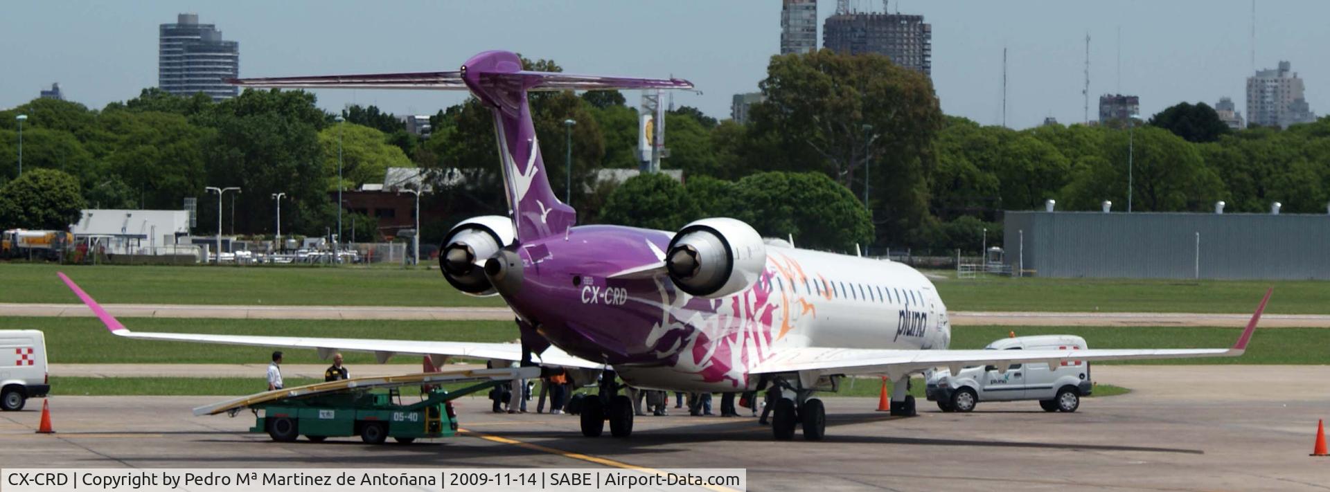 CX-CRD, 2008 Bombardier CRJ-900LR (CL-600-2D24) C/N 15180, Aeroparque Jorge Newbery  - Buenos Aires - Argentina