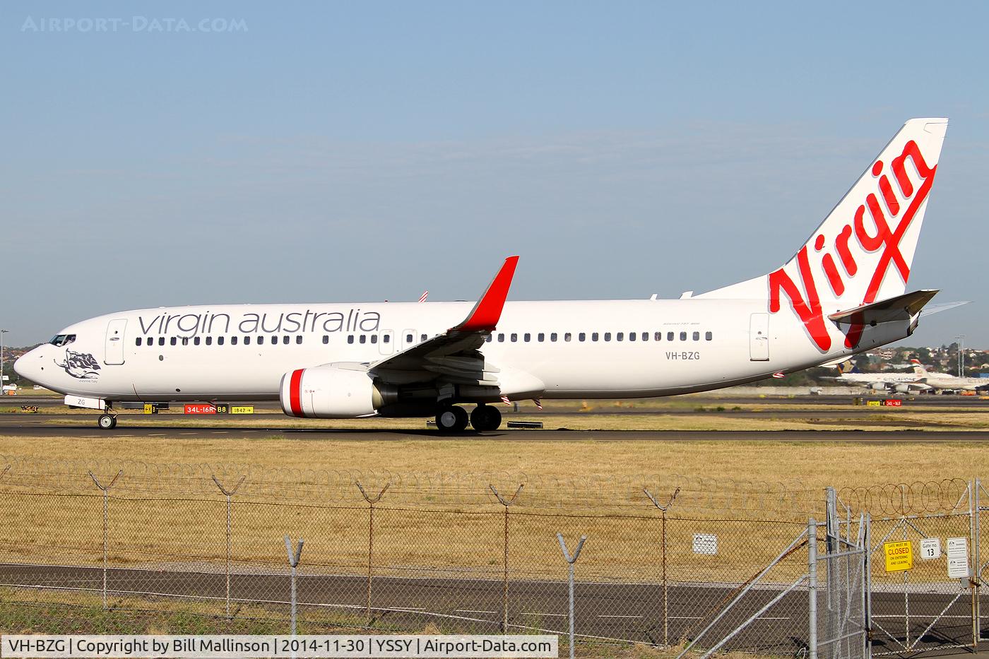 VH-BZG, 2010 Boeing 737-8FE C/N 37822, 
