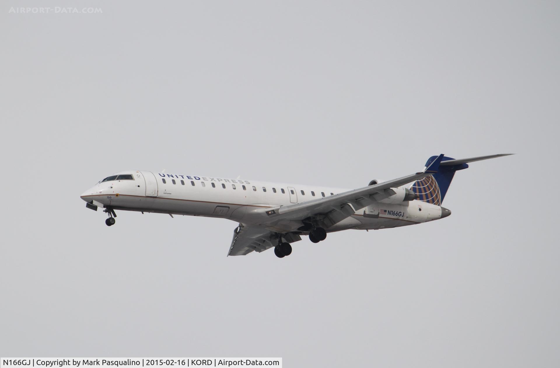 N166GJ, 2008 Bombardier CRJ-702 (CL-600-2C10) Regional Jet C/N 10266, CL-600-2C10