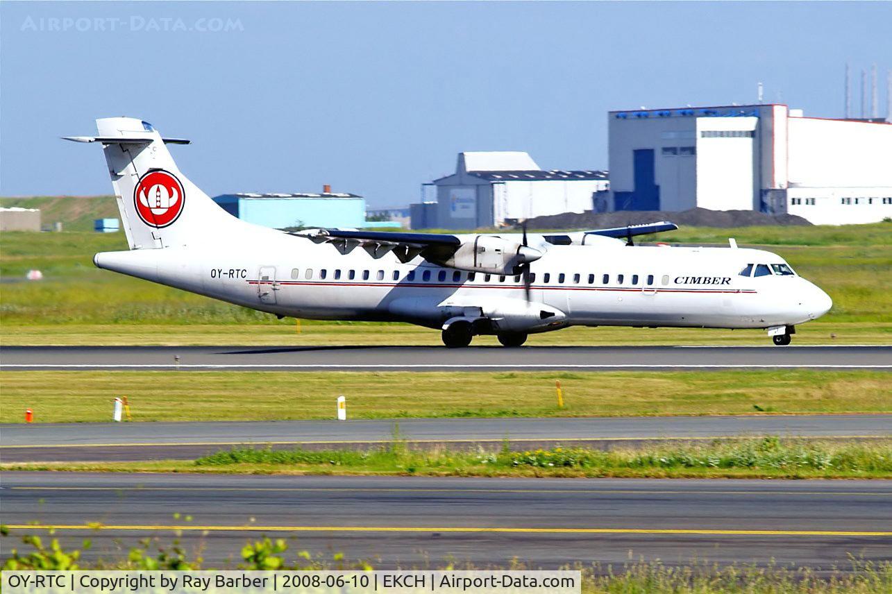 OY-RTC, 1997 ATR 72-202 C/N 508, Aerospatiale ATR-72-202 [508] (Cimber Air) Copenhagen-Kastrup~OY 10/06/2008
