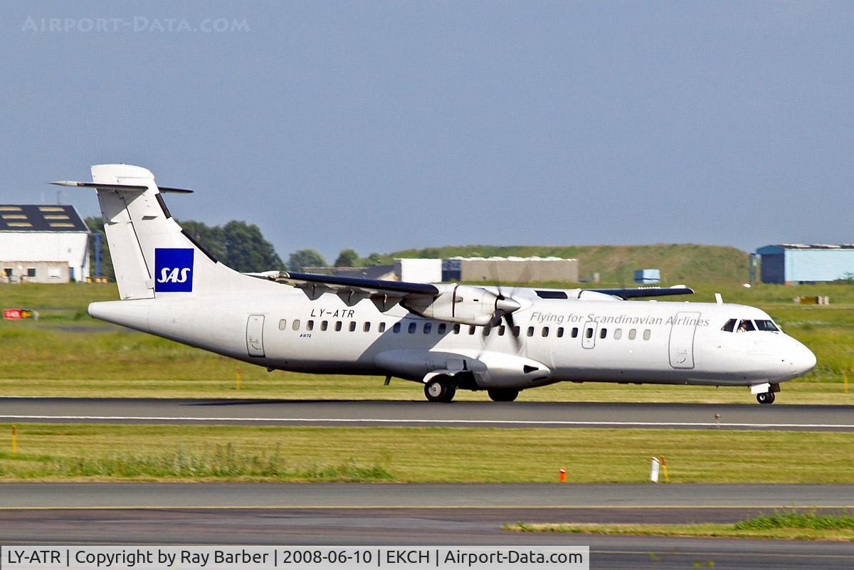 LY-ATR, 1990 ATR 72-201 C/N 162, LY-ATR   Aerospatiale ATR-72-202 [508] ( DOT-Danu oro transportas) Copenhagen-Kastrup~OY 10/06/2008. On lease to SAS.