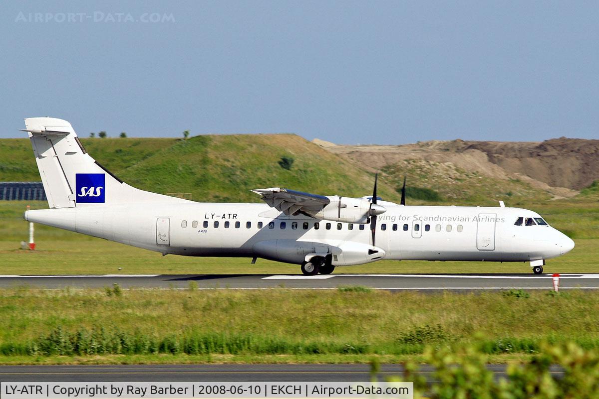 LY-ATR, 1990 ATR 72-201 C/N 162, LY-ATR   Aerospatiale ATR-72-202 [508] ( DOT-Danu oro transportas) Copenhagen-Kastrup~OY 10/06/2008. On lease to SAS.