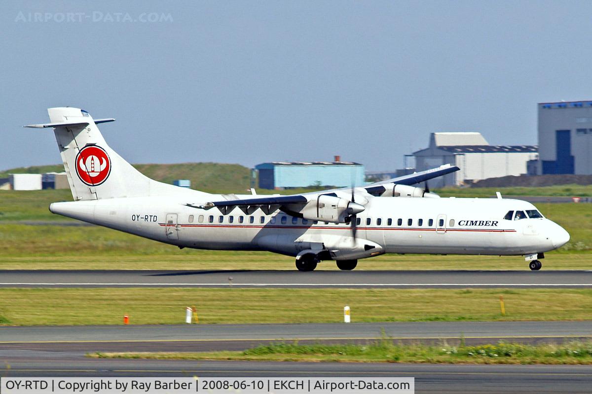 OY-RTD, 1997 ATR 72-202 C/N 509, Aerospatiale ATR-72-202 [496] (Cimber Air) Copenhagen-Kastrup~OY 10/06/2008