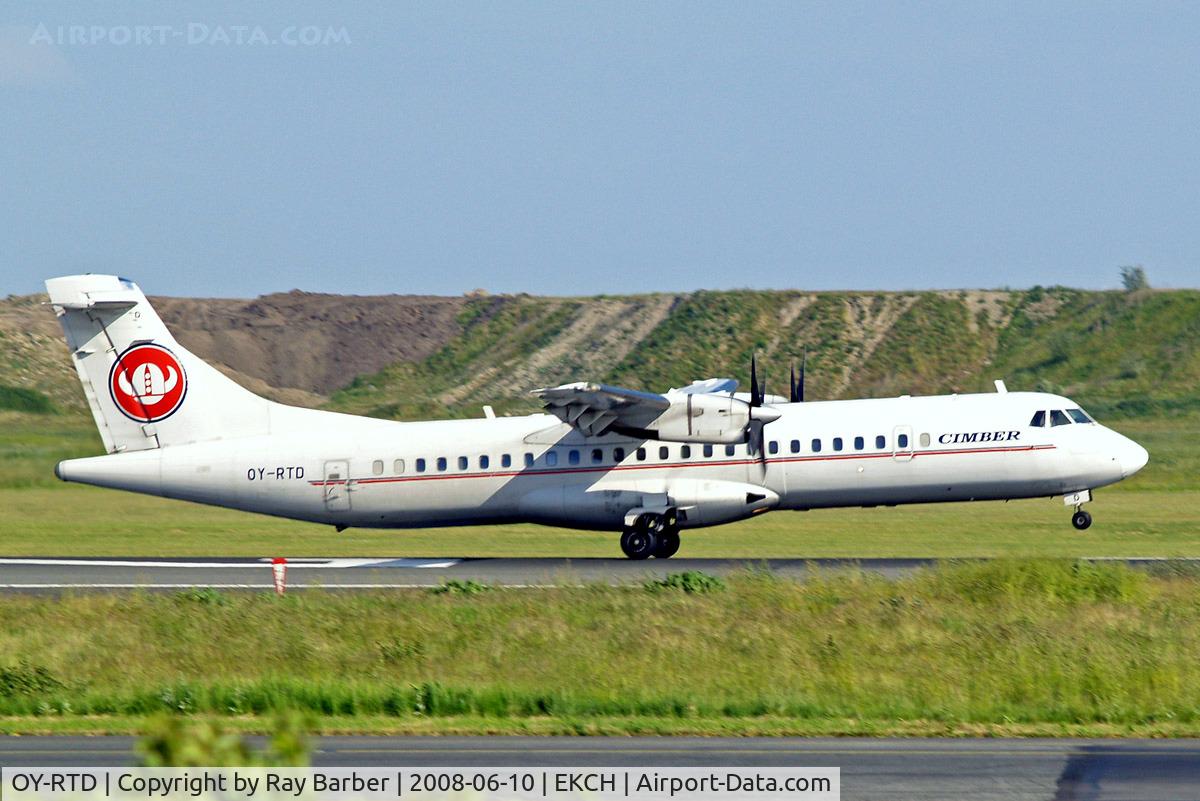OY-RTD, 1997 ATR 72-202 C/N 509, Aerospatiale ATR-72-202 [496] (Cimber Air) Copenhagen-Kastrup~OY 10/06/2008