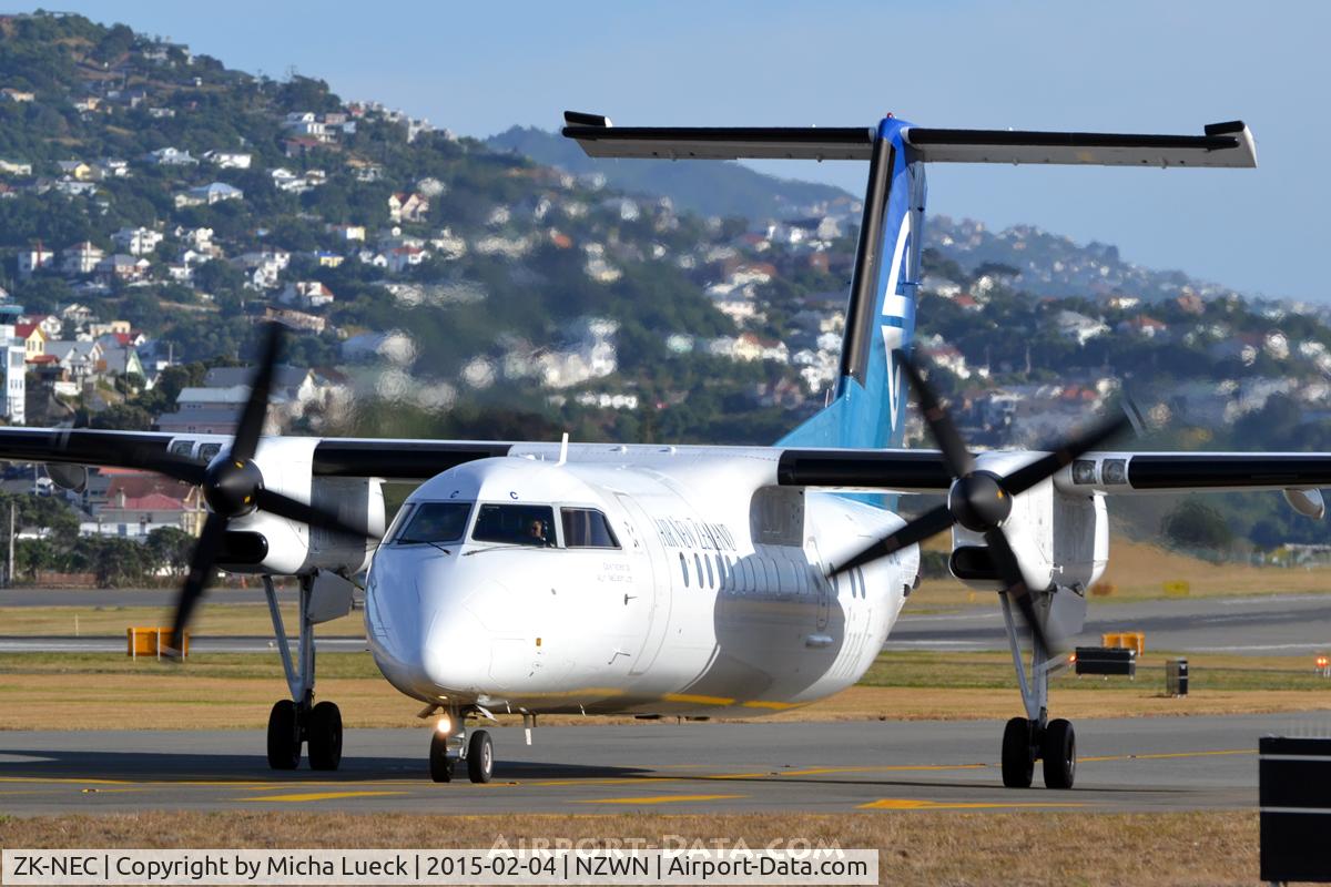 ZK-NEC, 2005 De Havilland Canada DHC-8-311Q Dash 8 C/N 616, At Wellington