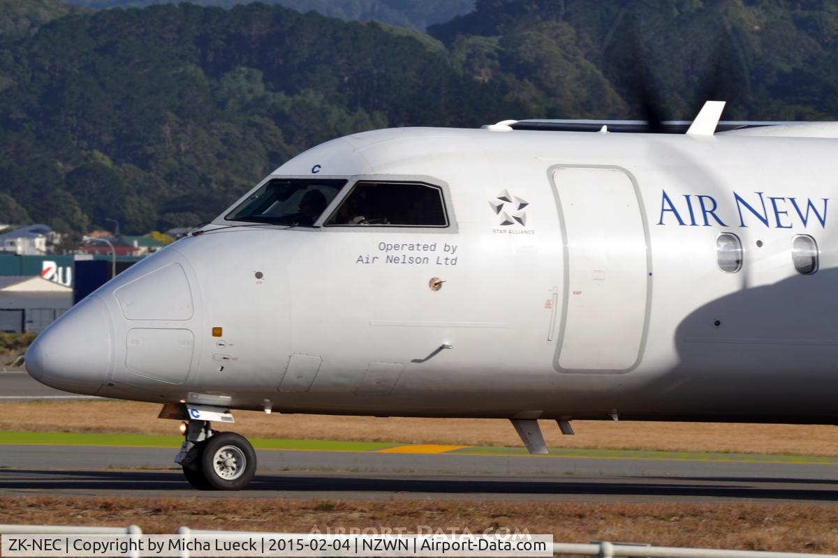 ZK-NEC, 2005 De Havilland Canada DHC-8-311Q Dash 8 C/N 616, At Wellington