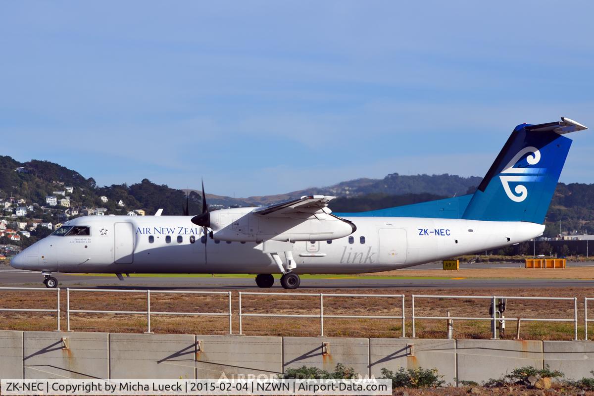 ZK-NEC, 2005 De Havilland Canada DHC-8-311Q Dash 8 C/N 616, At Wellington