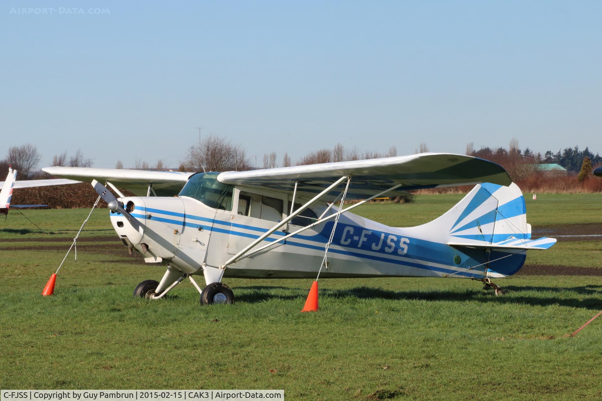 C-FJSS, 1948 Aeronca 11BC Chief C/N 11BC-164, Tied down