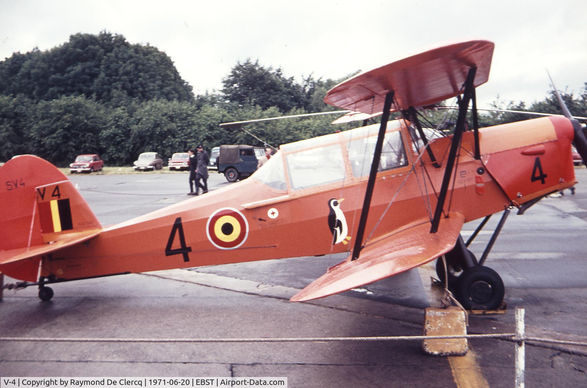 V-4, 1948 Stampe-Vertongen SV-4B C/N 1144, BAF Brustem airshow 1971.