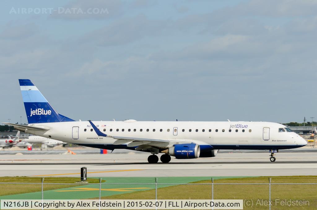 N216JB, 2006 Embraer 190AR (ERJ-190-100IGW) C/N 19000026, Ft. Lauderdale
