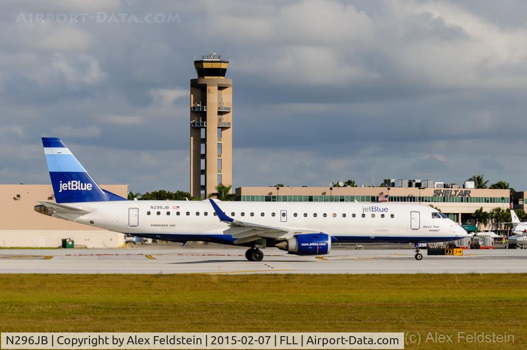N296JB, Embraer ERJ-190-100 IGW 190AR C/N 19000219, Ft. Lauderdale